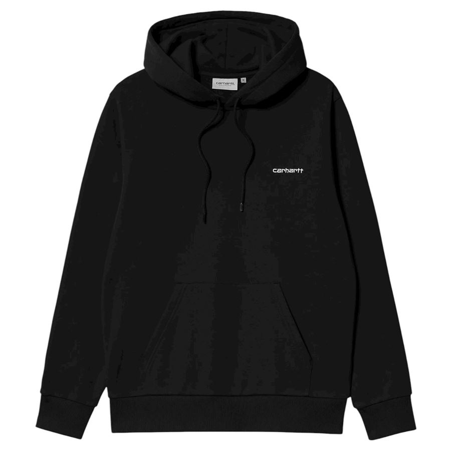 Hooded Script Embroidery Sweatshirt felpa con cappuccio da uomo Carhartt WIP | I0353920D2XX